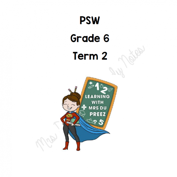 Gr 6 PSW Term 2