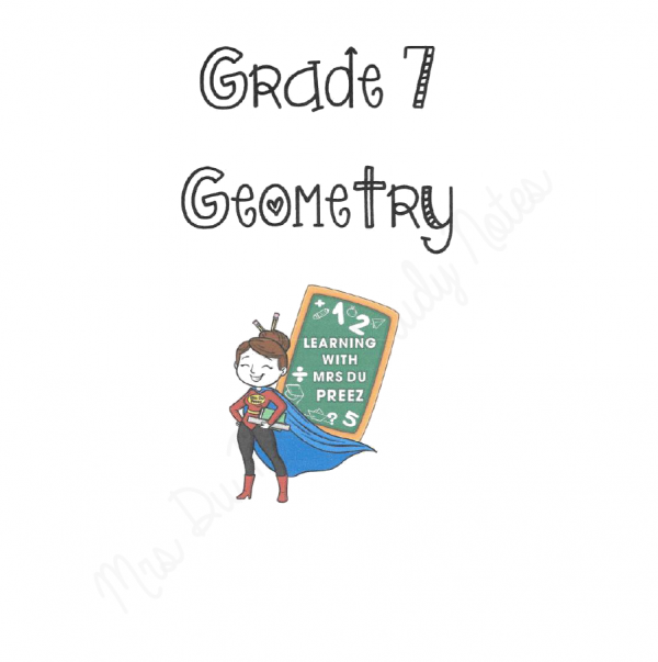 Gr 7 Maths Geometry