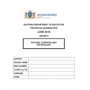 Gr 6 Past Provincial Papers NS/Tech