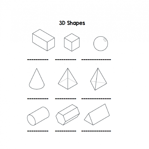 3D shapes