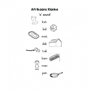 Afrikaans Klanke - a