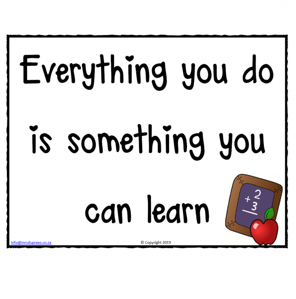 Growth Mindset Posters