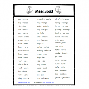 Meervoud - black and white
