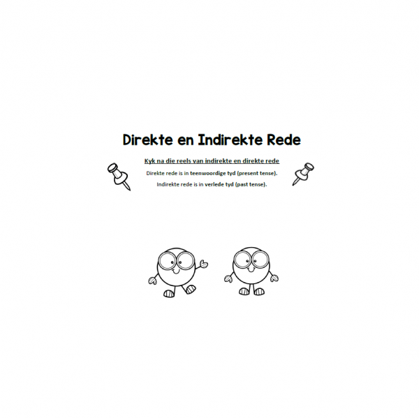 Direkte en Indirekte Rede