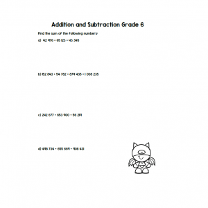 Addition & Subtraction Term 3