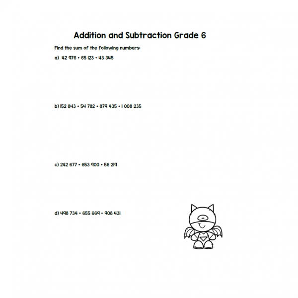 Addition & Subtraction Term 3