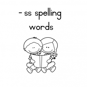 Ss Spelling Words