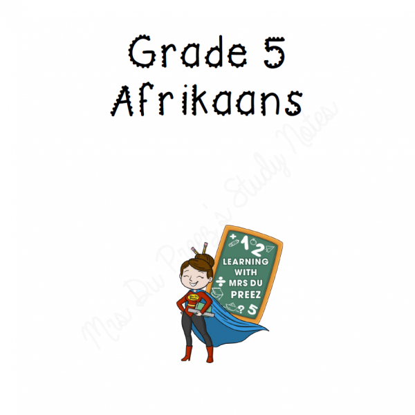 Grade 5 Afrikaans Pack