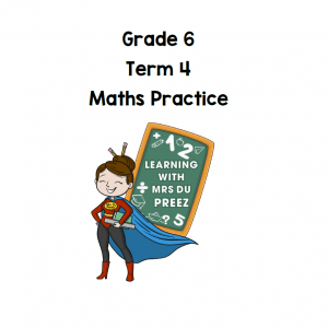 Grade 6 Maths Term 4 Practice worksheets