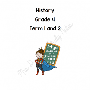 Gr 4 History Term 1 & 2