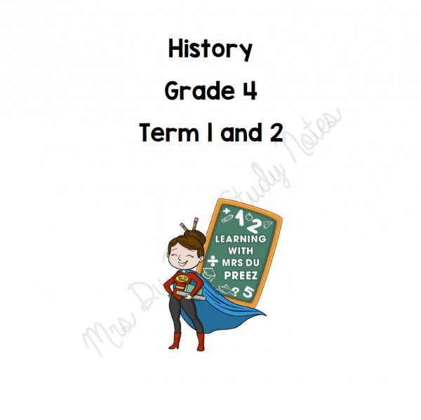 Gr 4 History Term 1 & 2