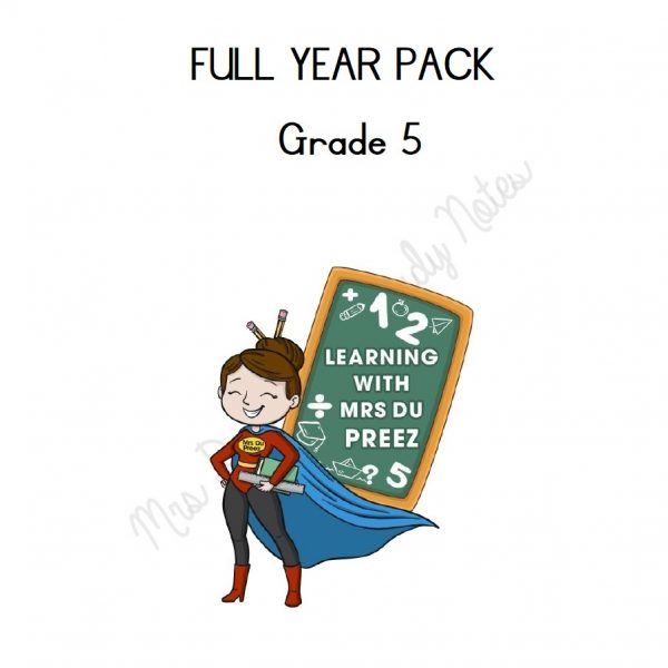 Grade 5 Full Year Pack