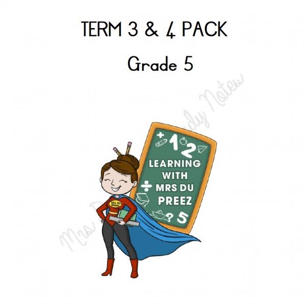 Grade 5 Term 3 & 4 Pack