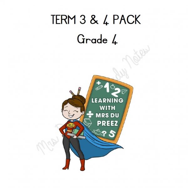 Grade 4 Term 3 & 4 Pack