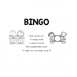 BINGO using sight words