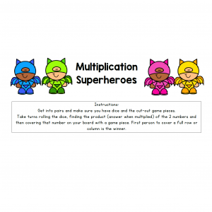 Multiplication Superheroes