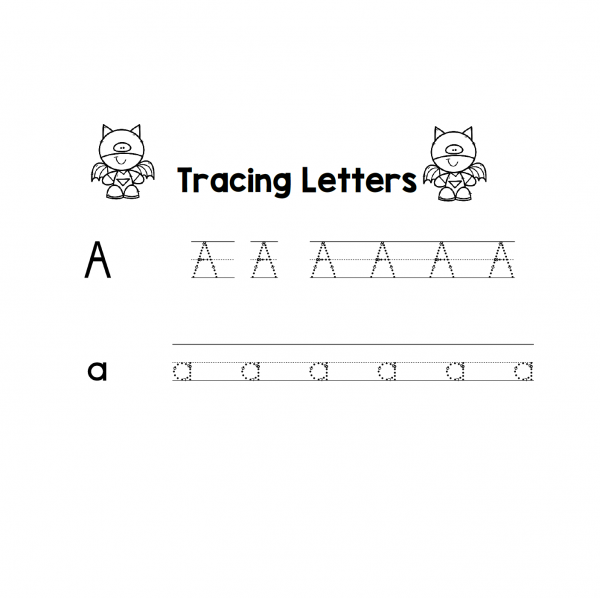 Tracing Printed letters
