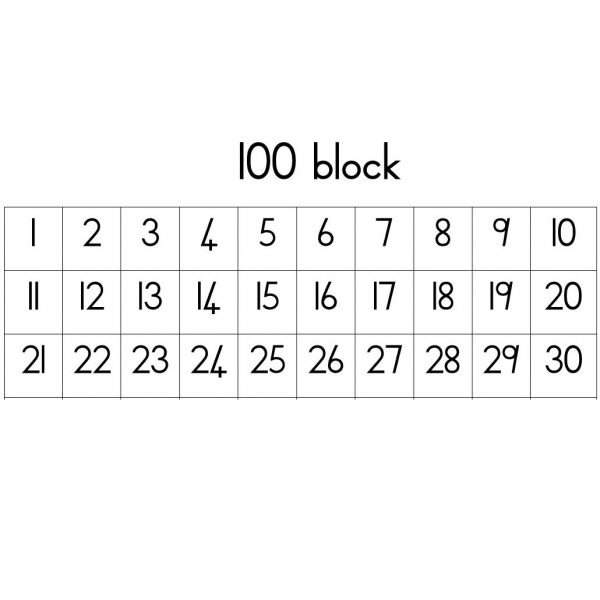 100 block