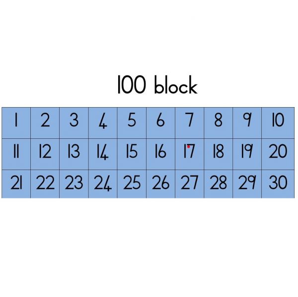 100 block blue