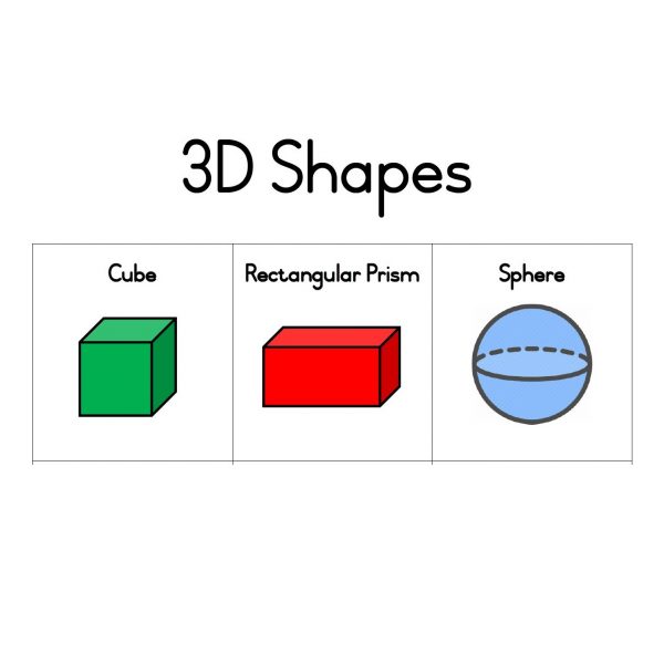 3D Shapes Colour