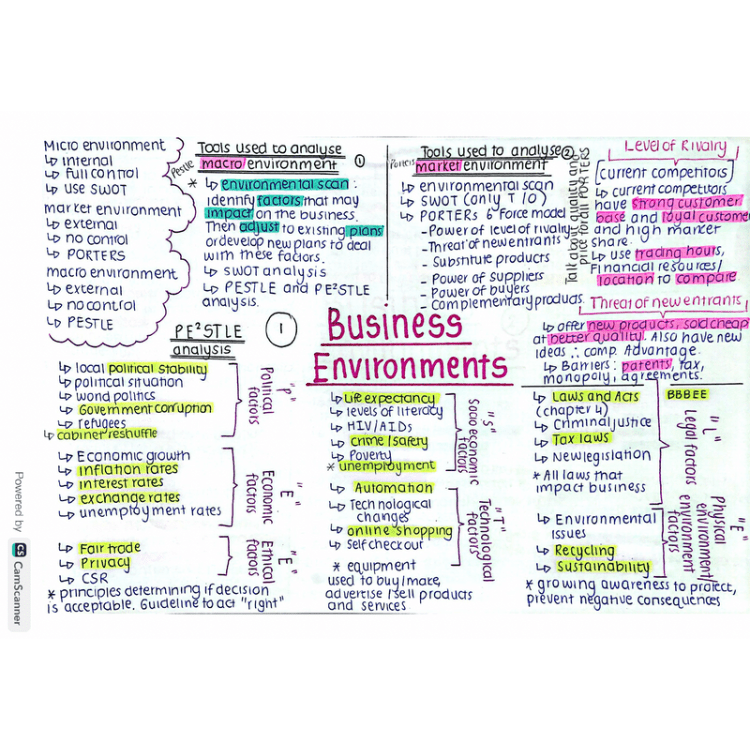 Business Environments Business Studies Grade 12 Learning With Mrs 