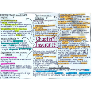 Business Insurance Business Studies - Grade 12